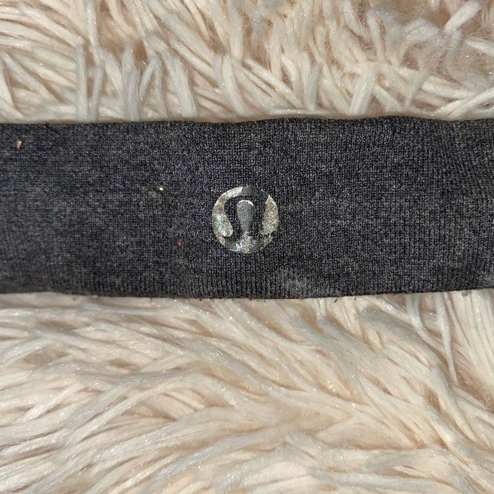 GREY LULULEMON HEADBAND - Picture 2 of 5